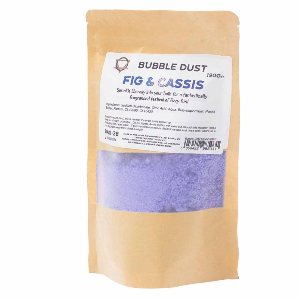 Ancient Wisdom Bathroom Luxury - Fig & Casis Bath Dust 190G
