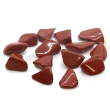 Gemstones and Esoteric Gifts - 24x of M Tumble Stone - Jasper - Red