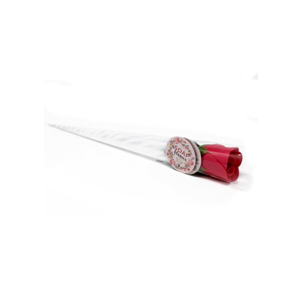 Adorable Lifestyle Red Bathroom Luxury - Soap Flower - Small Rose
