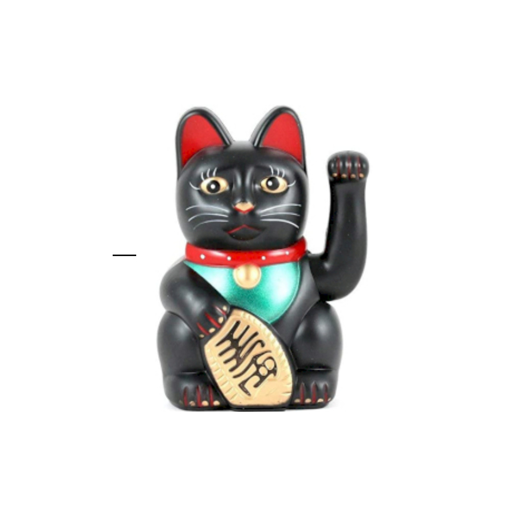 Vintage Gifts , Crystals and Collectables -  Black Money Cat - 15cm-image-OPC-PCQJMBT-NEW