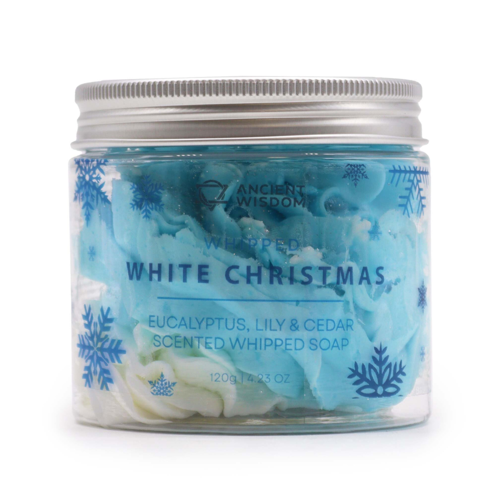 Kdmd Blue White Christmas Whipped Soap 120G In - Image 2