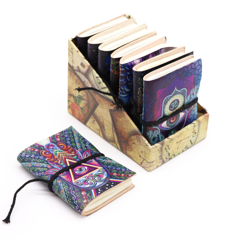 Vintage Gifts , Crystals and Collectables -  Assorted Esoteric Notebooks 7x10cm-image-OPC-PCQJMH7-NEW