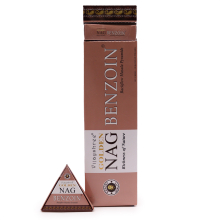 Jumbo Golden Nag - Back Flow Incense Cones - 42g Jumbo Golden Nag - Benzoin Backflow Incense Cones
