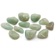 Gemstones and Esoteric Gifts - 12x of Medium African Tumble Stones - Aventurine