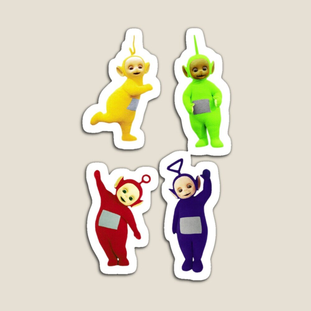 Fridge Magnets Teletubbies pack Acrylic Meme Decoration for Home Kitchen Office