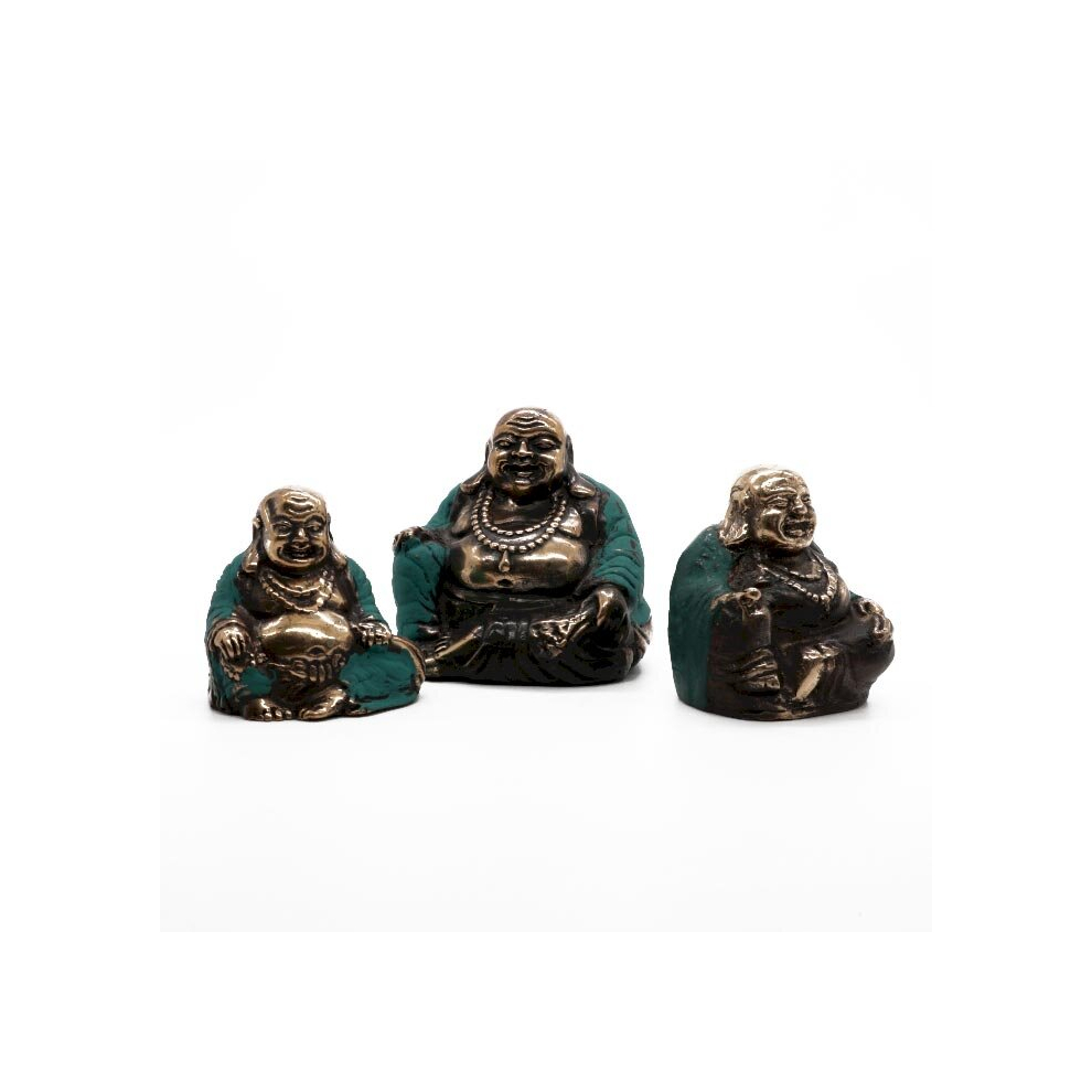 Vintage Gifts , Crystals and Collectables -  Set of 3 - Happy Buddha's (asst sizes)-image-OPC-PCQJJX6-NEW