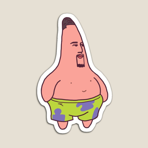 Fridge Magnets Klay Thompson Patrick Star (spongebob) Acrylic Meme ...