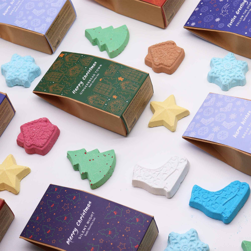 Christmas Bath Bomb Gift Pack  -  Silent Night Christmas Bath Bomb Gift Pack 2