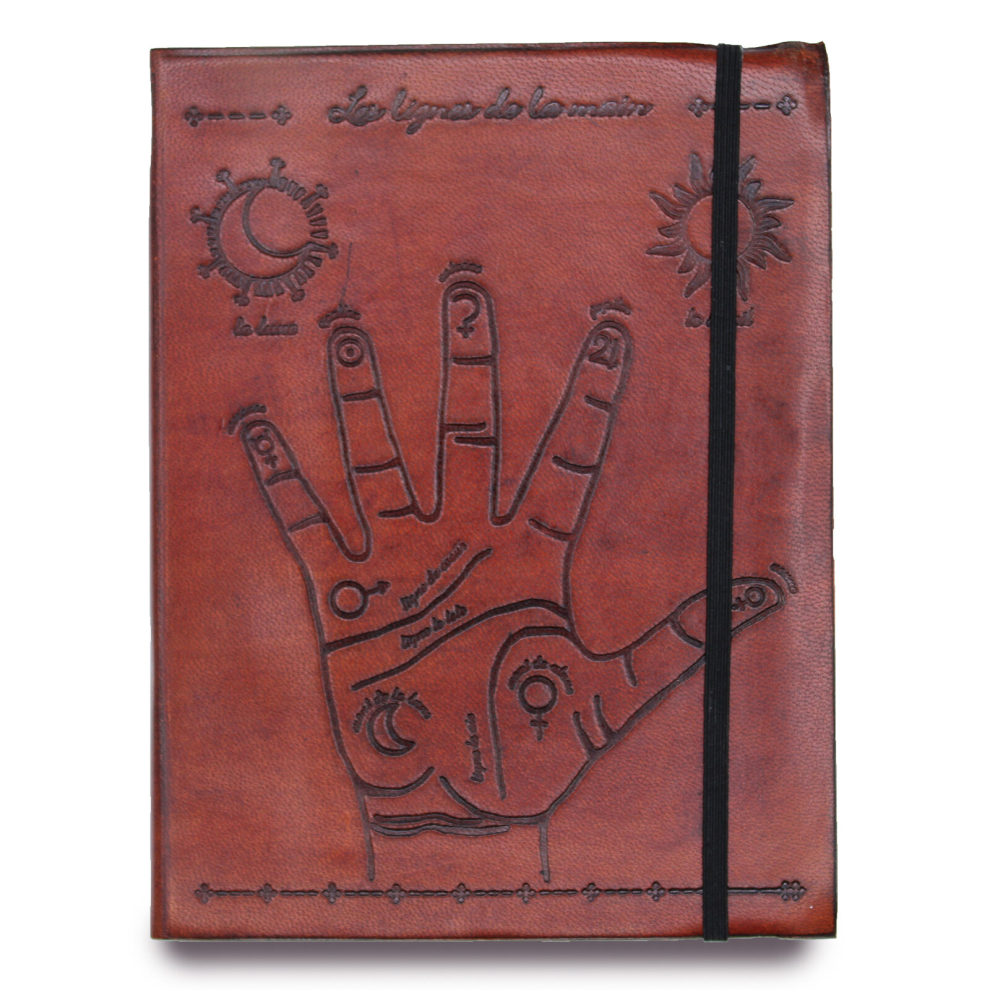 Vintage Gifts , Crystals and Collectables -  Medium Notebook with strap - Palmistry-image-OPC-PCQJM5R-NEW