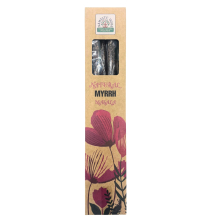 Naturlige botaniske myrra Namaste Indien røgelsespinde 25g