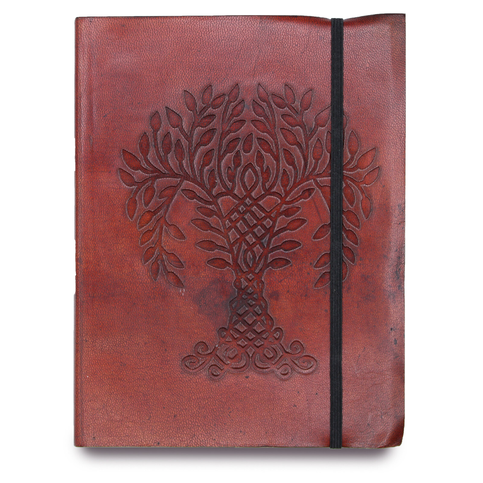 Vintage Gifts , Crystals and Collectables -  Medium Notebook with strap - Tree of Life-image-OPC-PCQJM7J-NEW