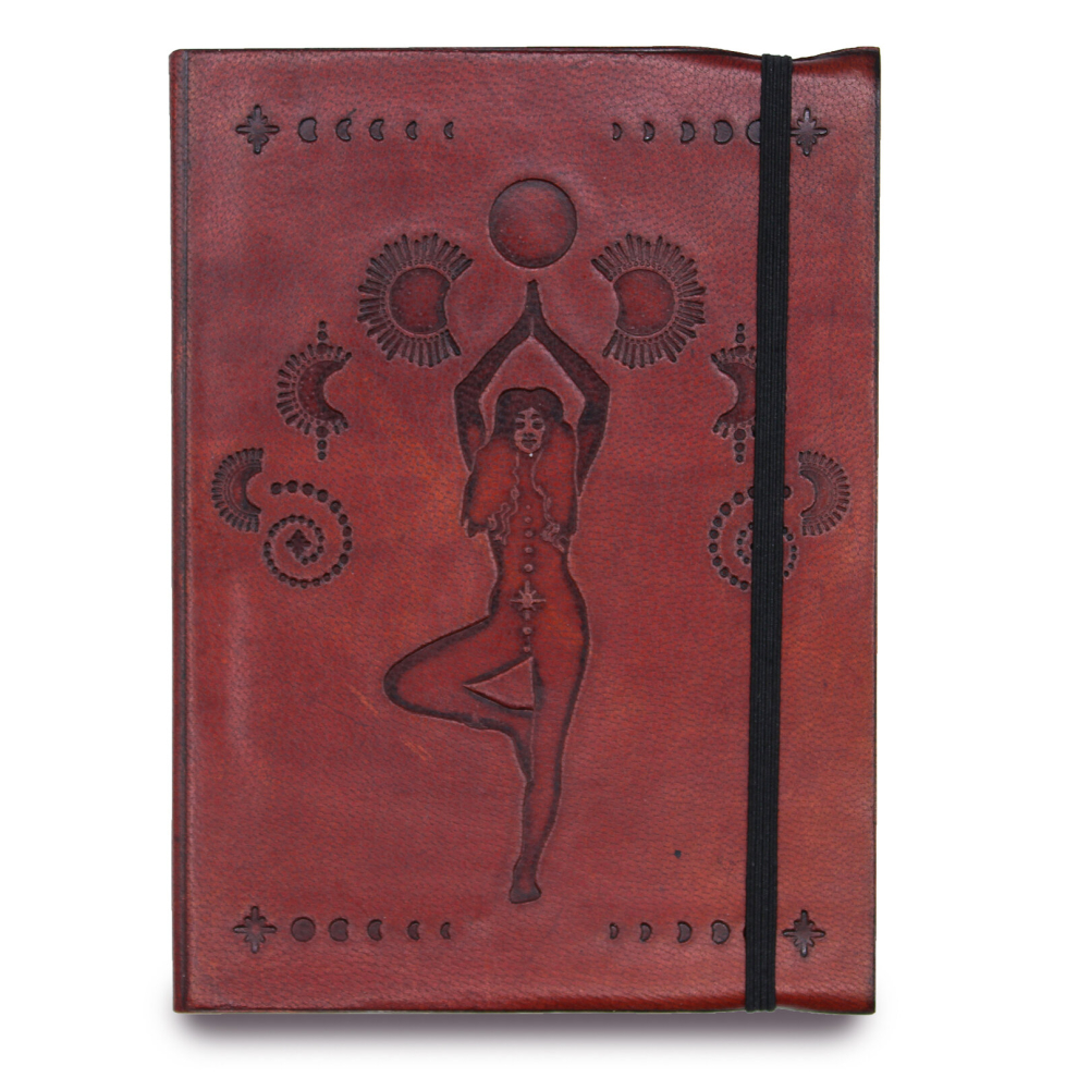 Vintage Gifts , Crystals and Collectables -  Small Notebook with strap - Cosmic Goddess-image-OPC-PCQJM5Y-NEW