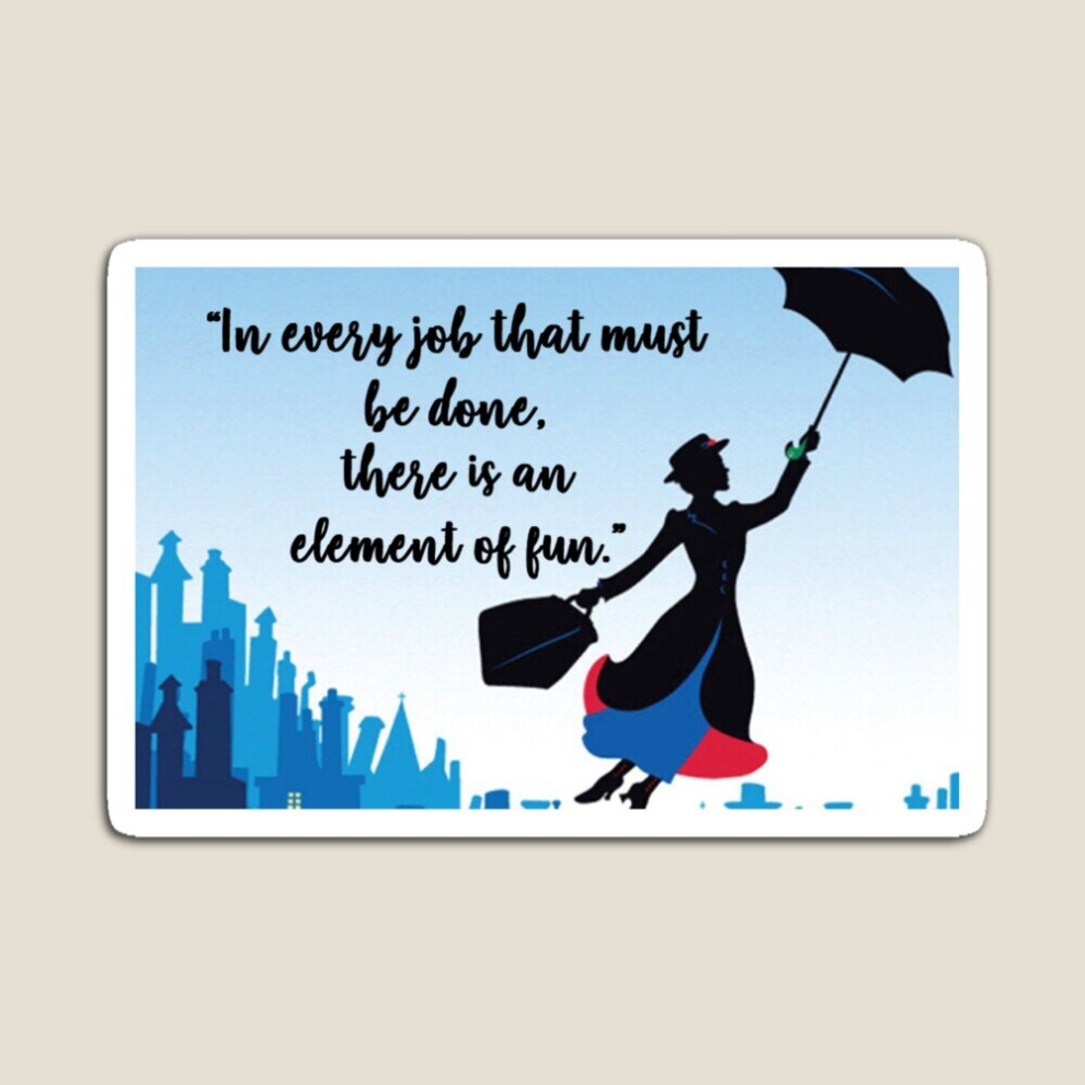 Whibos Fridge Magnets Mary Poppins Acrylic Meme Decoration For Home Kitchen Office