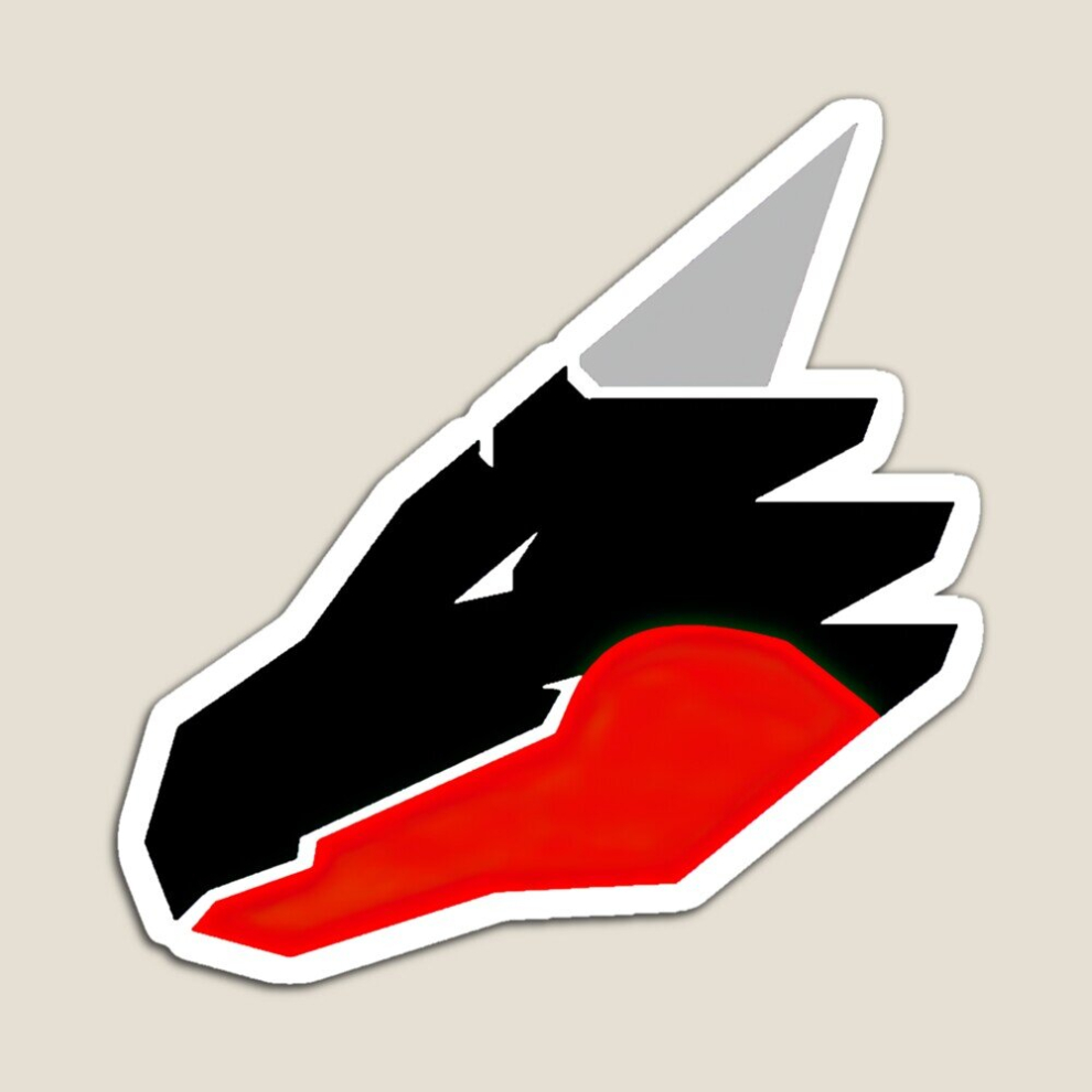 Fridge Magnets Bad Dragon Logo Acrylic Meme Decoration for Home Kitchen Office