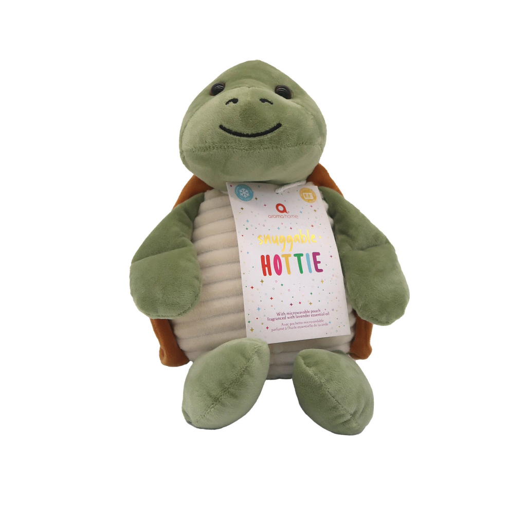 Aroma Home Lavender Heatable Plush Snuggable Hottie Microwavable Insert - Turtle