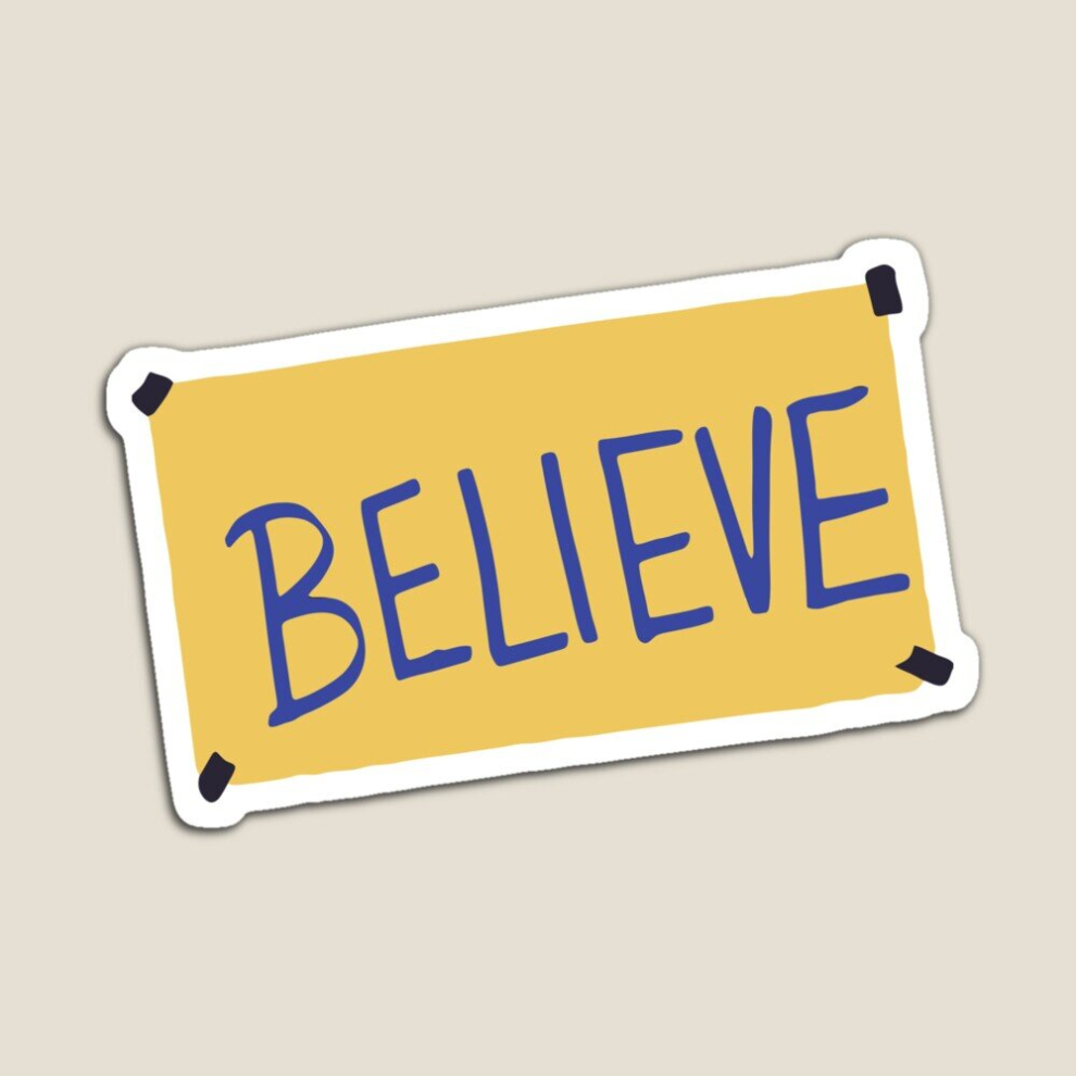 Fridge Magnets Ted Lasso-believe Acrylic Meme Decoration for Home Kitchen Office