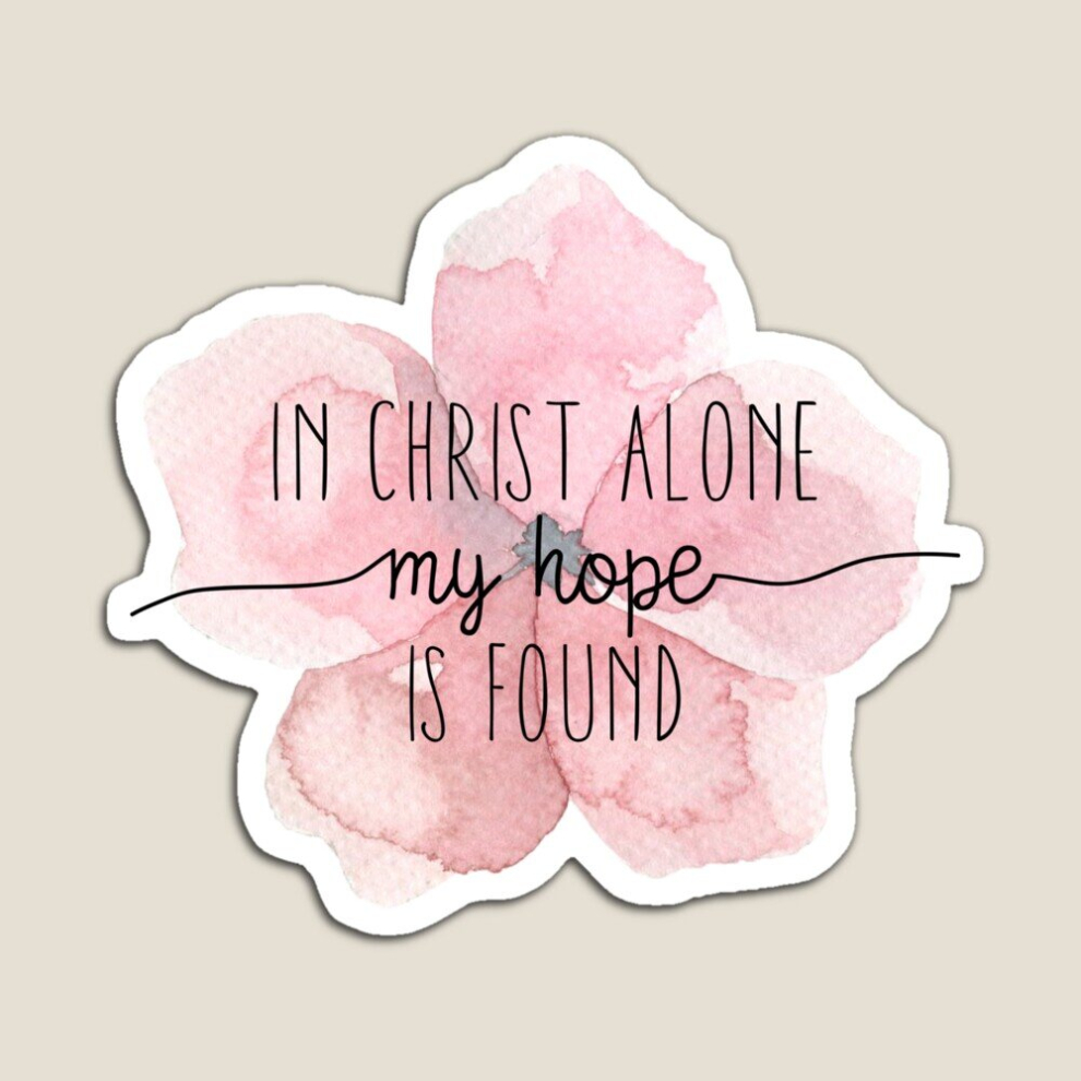 Fridge Magnets Christian Quote Watercolor Flower Acrylic Meme Decoration for Home Kitchen Office