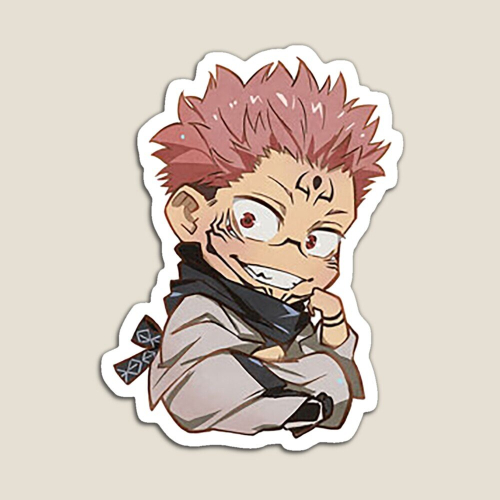 Fridge Magnets Jujutsu Kaisen - Sukuna Acrylic Meme Decoration for Home ...