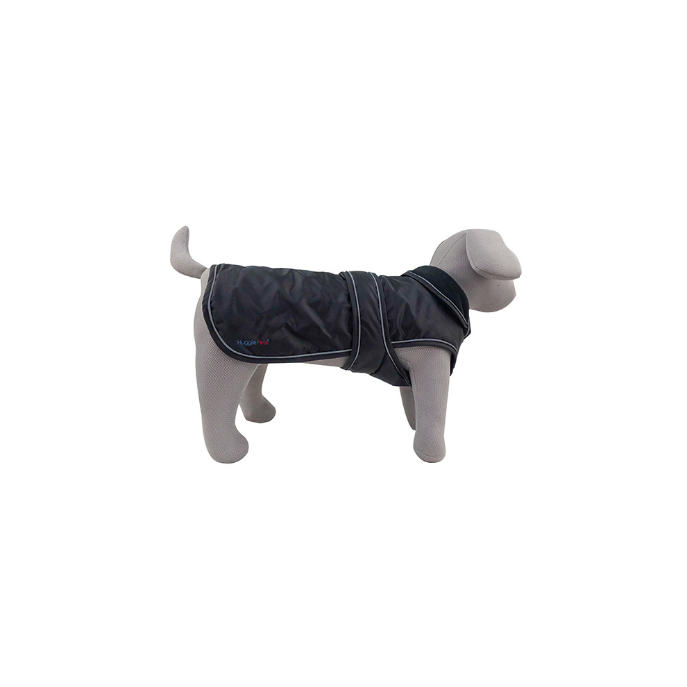 Photos - Dog Clothing HugglePets (XS) Arctic Armour Dog Coat - Black Black 808999