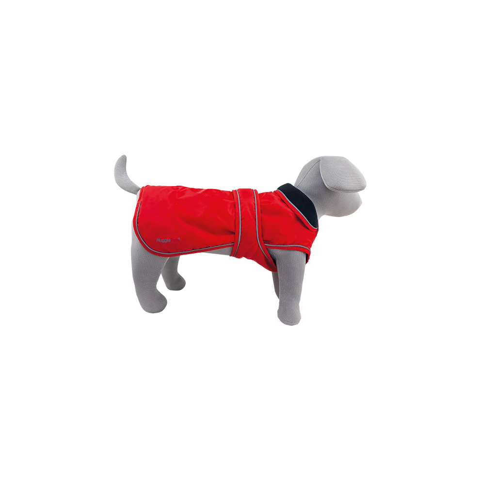 Photos - Dog Clothing HugglePets   Arctic Armour Dog Coat - Red Red 809095 (Medium)