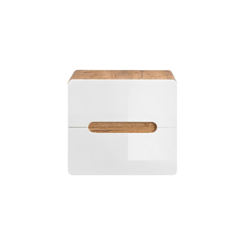 Vanity Countertop Wall Drawer 600 Cabinet White Gloss Oak Effect Arub 1