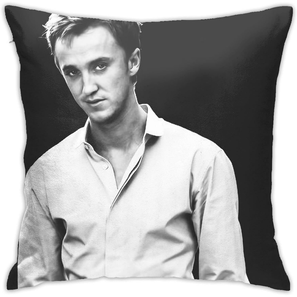 Tom Felton Pillow Covers Plush Surface Double Sided Printing Pillow case - 18x18 inch-image-OPC-PCQKZRQ-NEW