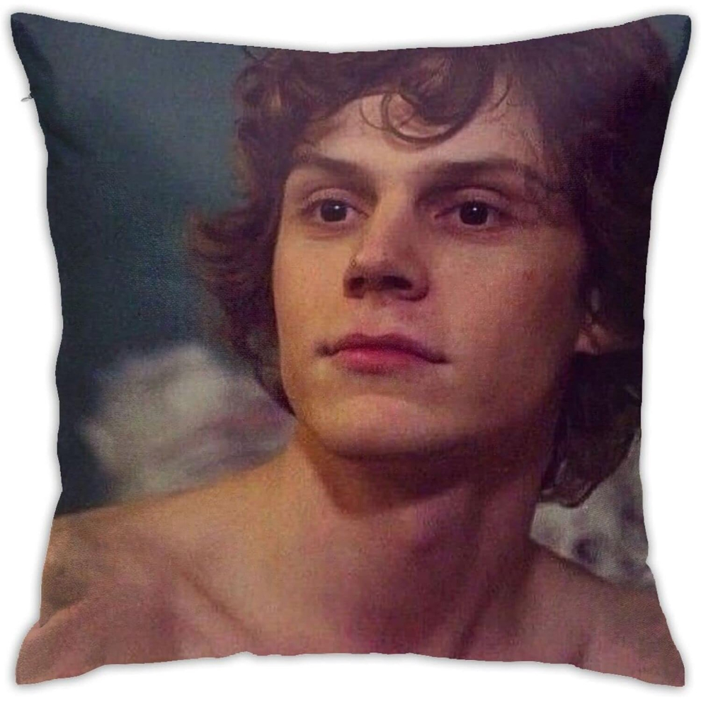 Evan Peters Pillow Covers Pillow Cases Indoor Outdoor 45x45cm(18x18 inch)