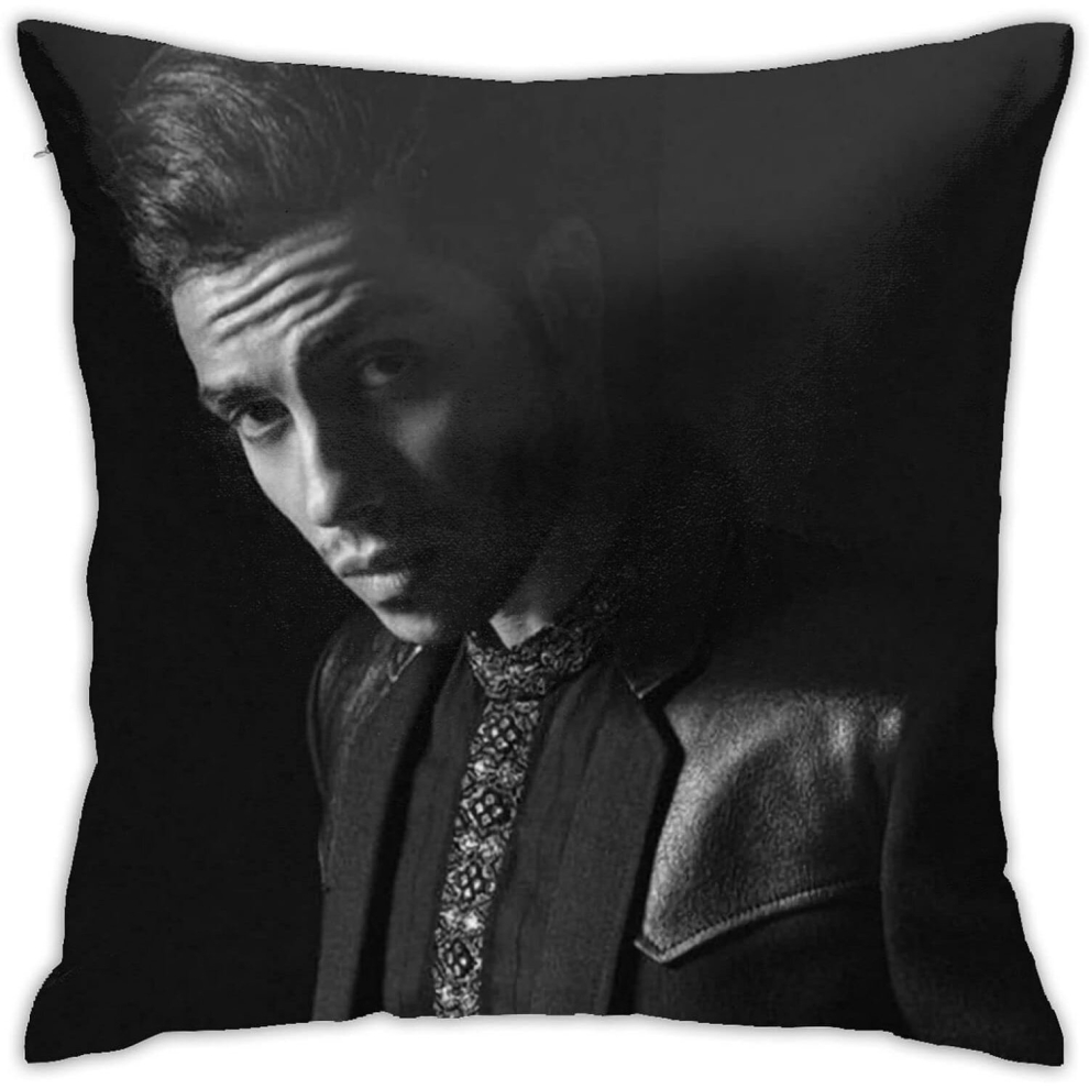 MENA Massoud Pillow Covers Plush Surface Double Sided Printing Pillow case - 18x18 inch-image-OPC-PCQKZYT-NEW