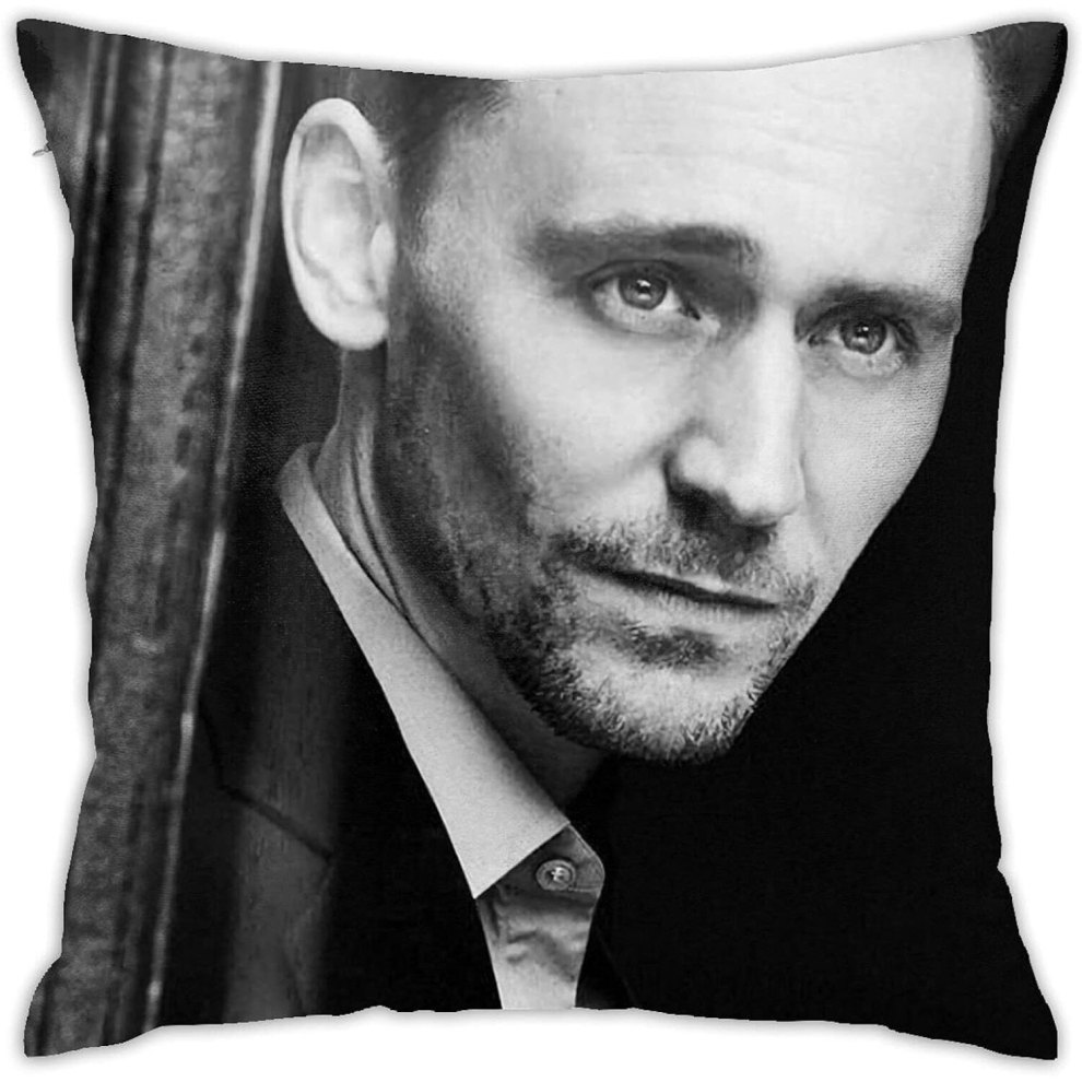 Tom Hiddleston Pillow Covers Double Sided Printing Pillow Cases Dorm Decor for Living Room Bedroom 45x45cm(18x18 inch)-image-OPC-PCQM59Y-NEW