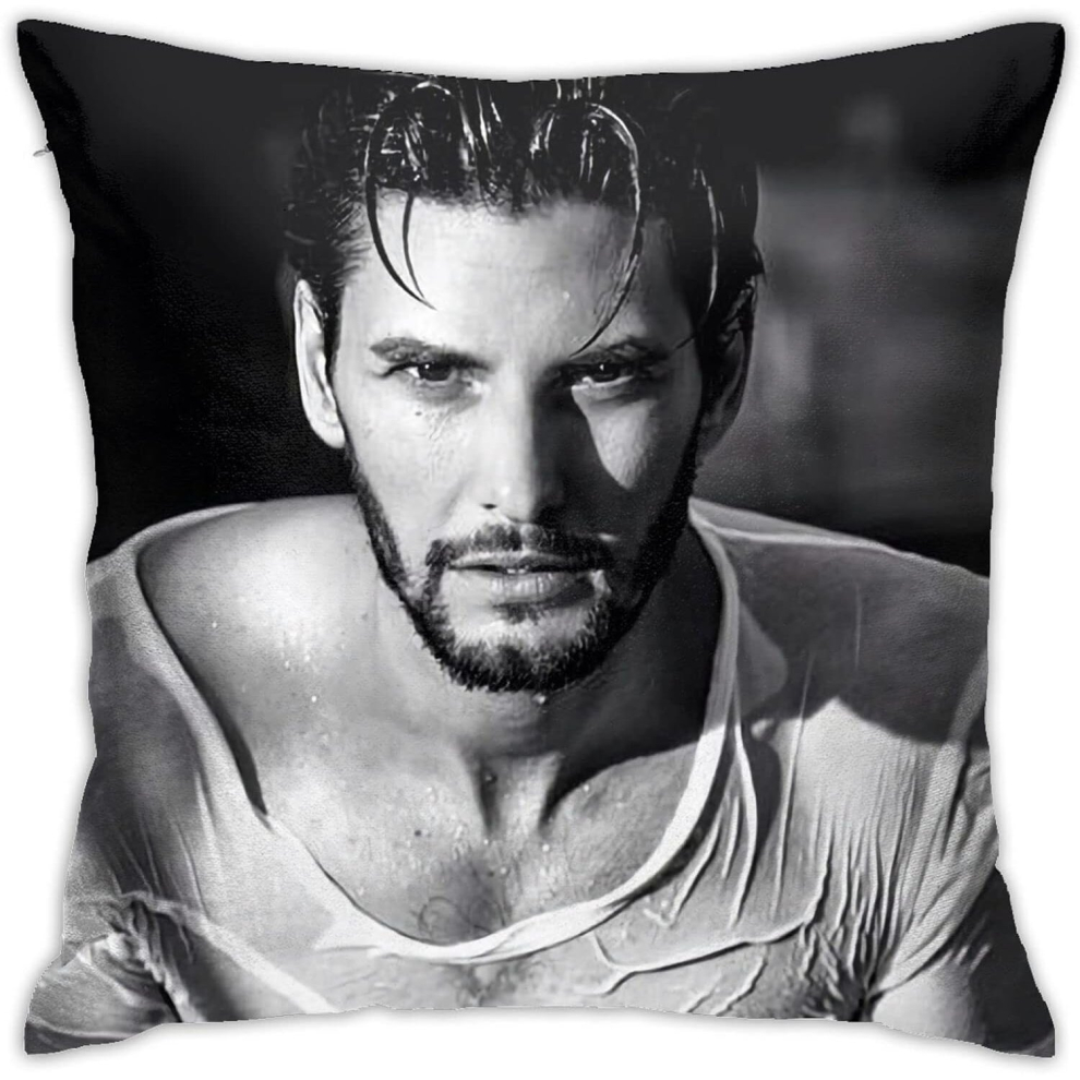 Ben Barnes Pillow Covers Double Sided Plush Pillow Cases Dorm Decor for Bedroom Living Room 18x18 inch-image-OPC-PCQM2YB-NEW