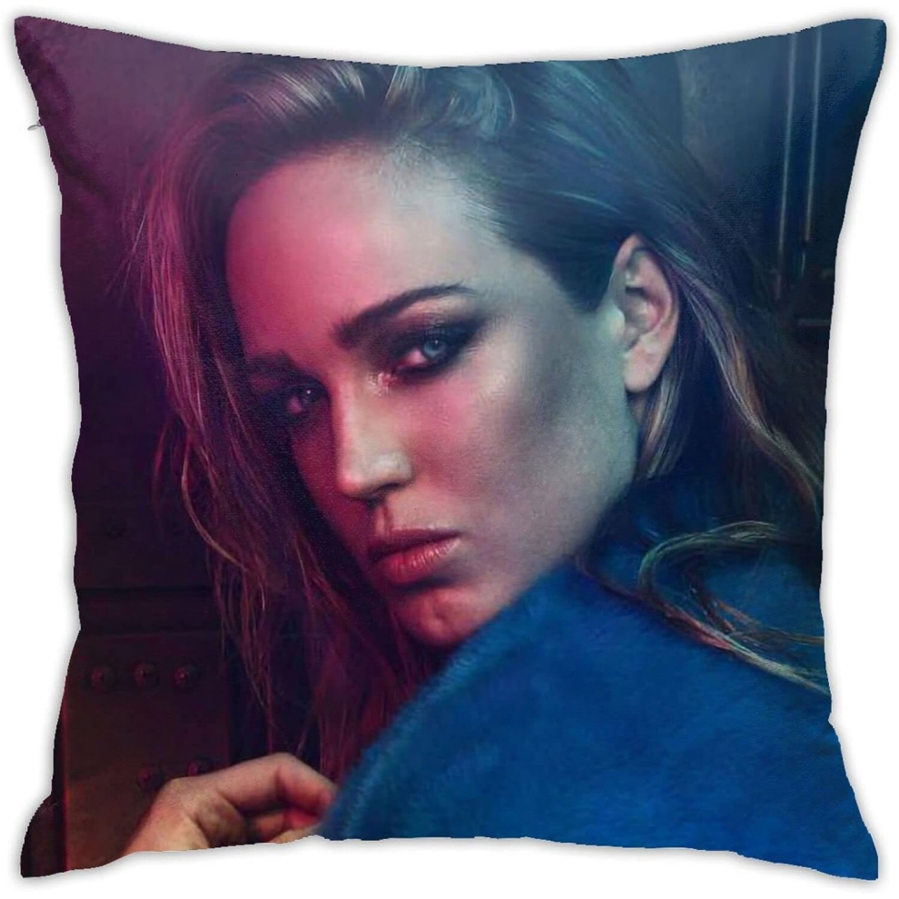 Caity Lotz Pillow Covers Plush Surface Double Sided Printing Pillow case - 18x18 inch-image-OPC-PCQM92Q-NEW
