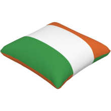 Throw Pillow Covers Flag of Ireland Decorative Pillow Covers 18x18 inch Square Luxury Style Cushion Case Pillow Shell for Sofa Bedroom