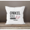 Uncle 2022 Loading Gift Pillow for Expectant Uncle Cotton Birth Gift White Pink One Size 3