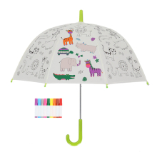 Kinderparaplu - Jungle dieren - 70 cm - Kleur - EVA - Unisex