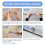 House of Home (70-123cm) EXTENDABLE STAINLESS STEEL WARDROBE RAIL 6
