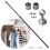 House of Home (70-123cm) EXTENDABLE STAINLESS STEEL WARDROBE RAIL 2