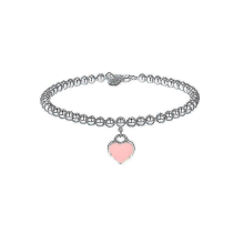 (pink, 16cm) Tiffany Bracelet 925 Sterling Silver Bracelet Fashion Cute Retro All Match Jewelry Trend Bracelet