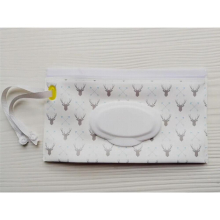 Easy Carry Wipes Carrying Pouch With Clamshell for Diaper Bag Baby Wet Wipes Container Snap Strap Cosmetic Cases 42 Models