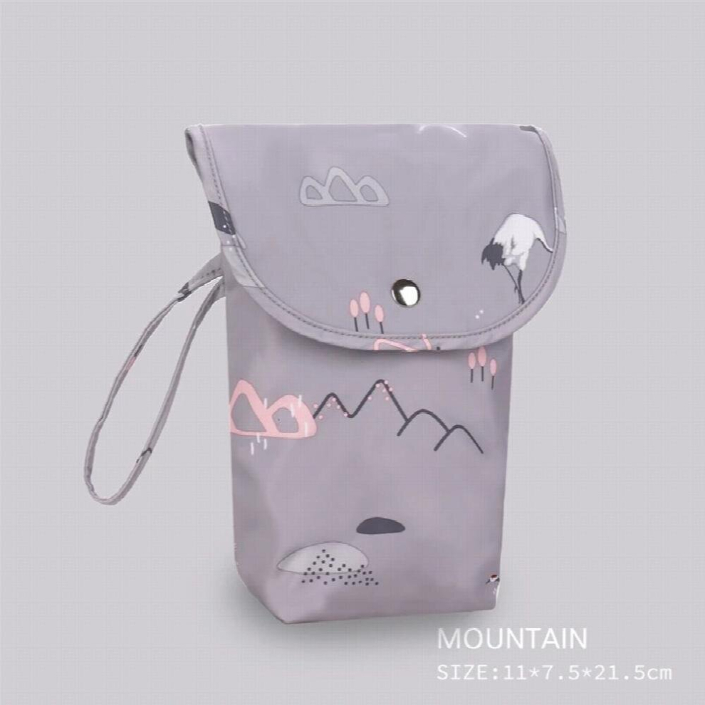 Waterproof and Reusable Baby Diaper Bag Baby Handbag Large Capacity Mommy Diaper Storage Bag Carrying Bag for Going Out