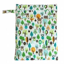 Reusable Cloth Diaper Wet Dry Bags, size 30*40cm Two Zippered Waterproof Travel bag