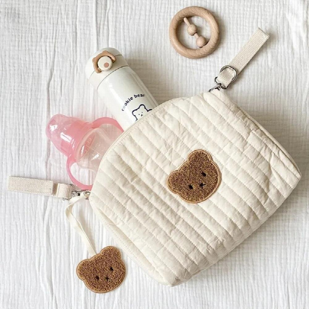 Mom Bag Organizer Print Embroidery Mommy Bag Zipper Newborn Baby Diaper Bag Nappy Pouch Travel Stroller Storage Bags