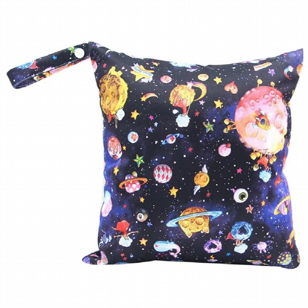 Baby Cloth Diaper Bag Mommy Stroller Nappy Wet Bags Waterproof Reusable Pail Liner Portable Storage Pocket Single Zipper 28*30cm