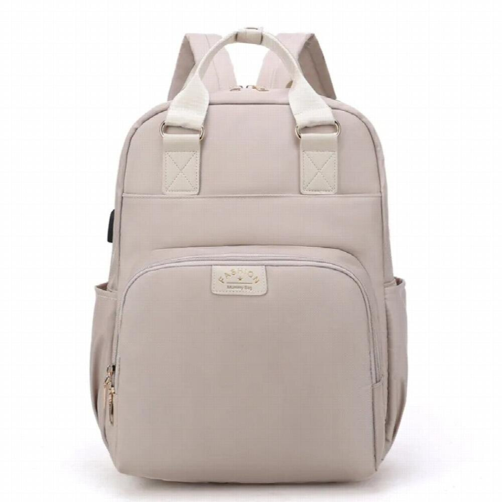 Baby Usb Diaper Bag Large Capacity Backpack Maternity Waterproof Baby Pregnant Bag Nappy Bag Multifunctional Outdoor Mummy Bag