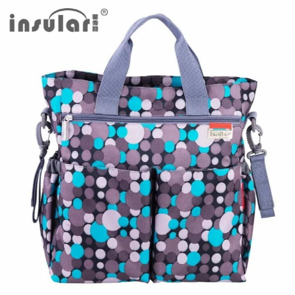 Insular Baby Diaper Bag Mother Nappy Bags Waterproof Diaper Organizer Changing Bag Multifunctional Mommy Stroller Bag