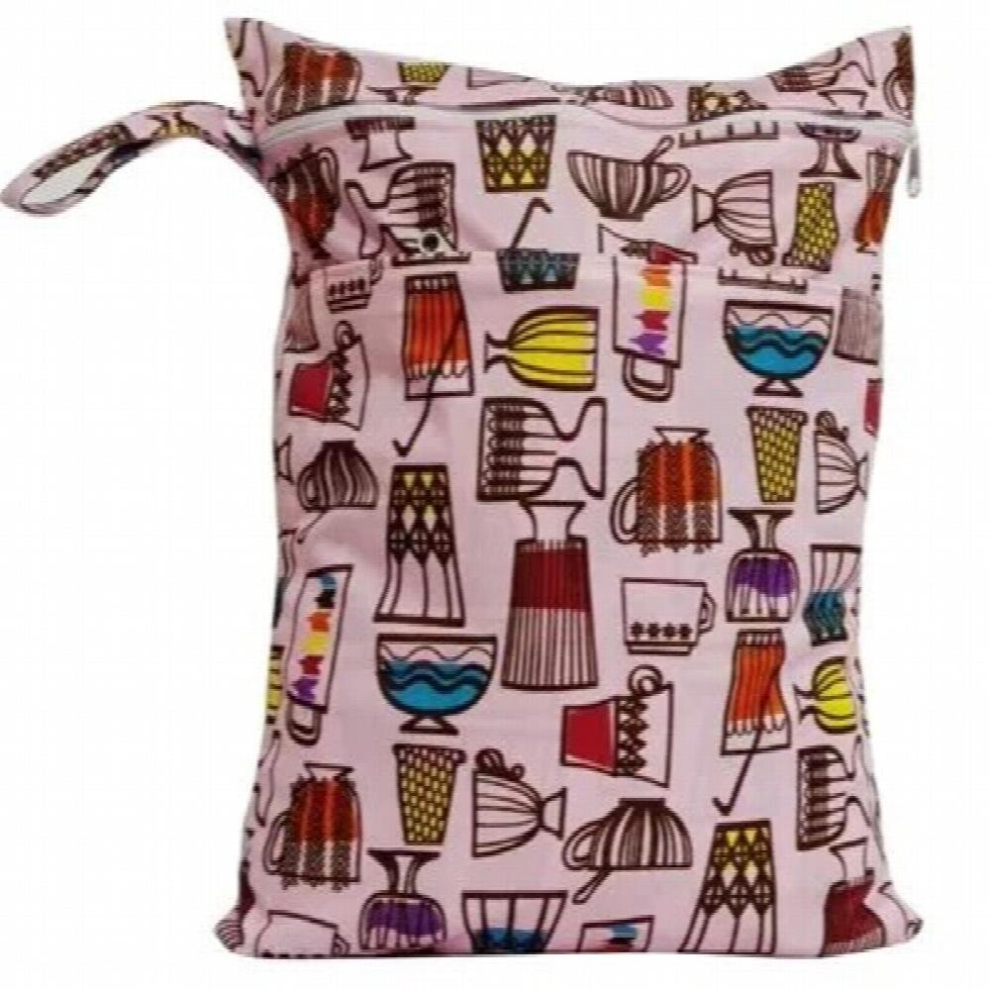 wet dry nappy bag for keeping baby cloth dirty and clean diaper,Multi-functional waterproof diaper bag with double pockets