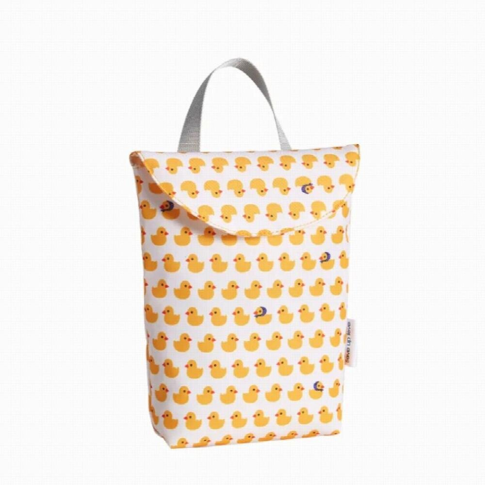 Multifunctional Baby Diaper Caddy Organizer Reusable Waterproof Prints Wet/Dry Bag Mummy Storage Bag Travel Nappy Bag