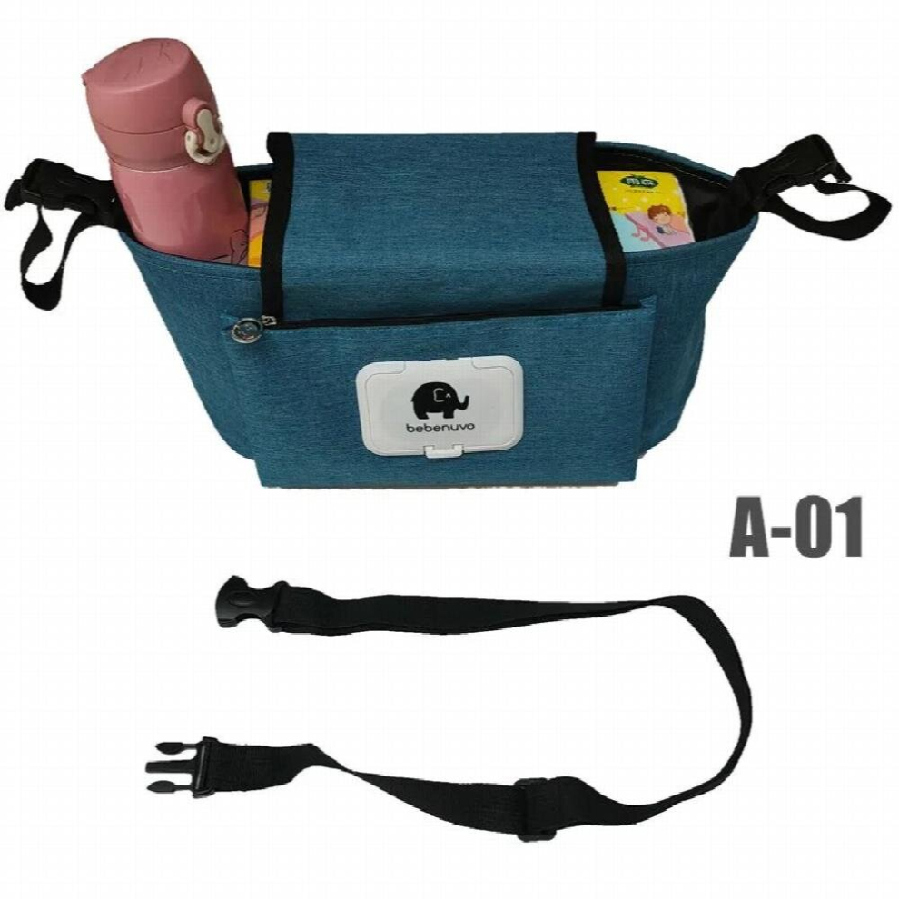 Baby Stroller Organizer Bag Mummy Diaper Bag Hook Baby Carriage Waterproof Large Capacity Stroller Accessories Travel Nappy