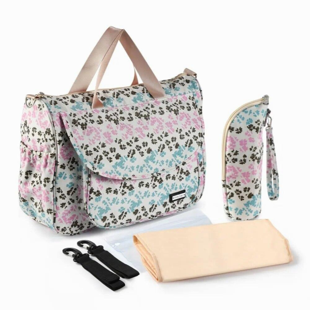 Insular Mother Maternity Baby Diaper Bag Multifunctional Baby Care Nappy Tote Bag Waterproof Mommy Travel Changing Stroller Bags