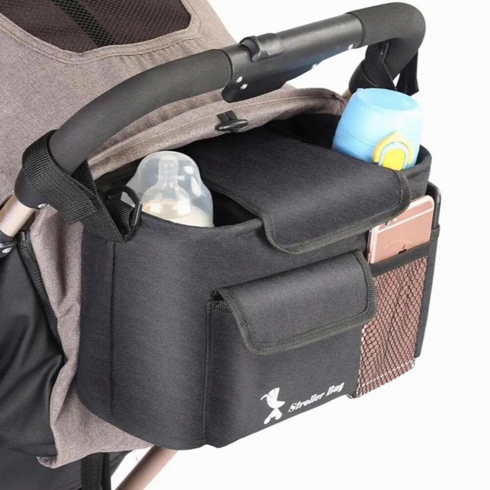 Universal Baby Stroller Bag Stroller Organizer Travel Diaper Bags Baby Carriage Pram Buggy Cart Bottle Bag Accessories