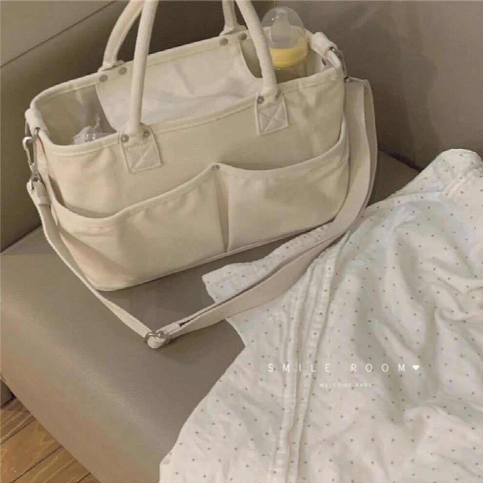 Diaper Bag Canvas Multifunctional Stroller Organizer Accessories Travel Baby Care Tote Mommy Bag Messenger Handbag for Baby Cart